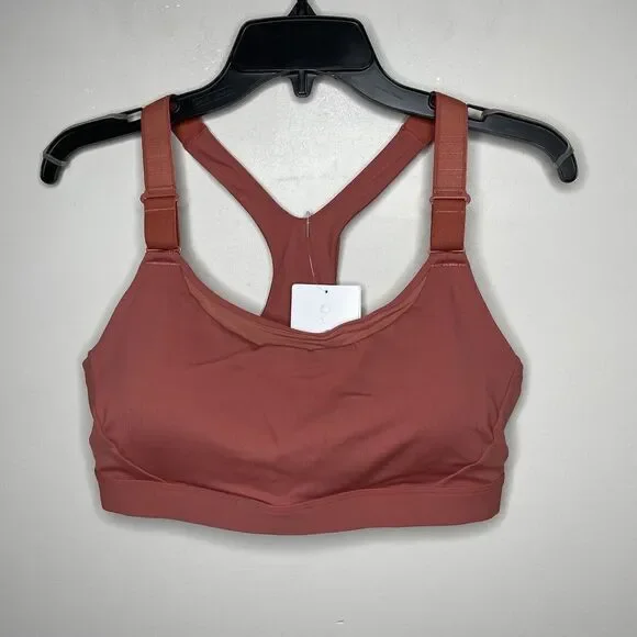 ATHLETA Womens Ultimate Adjustable Bra D-DD NEW Sz Large L Muted Red Racerback - Picture 6 of 12